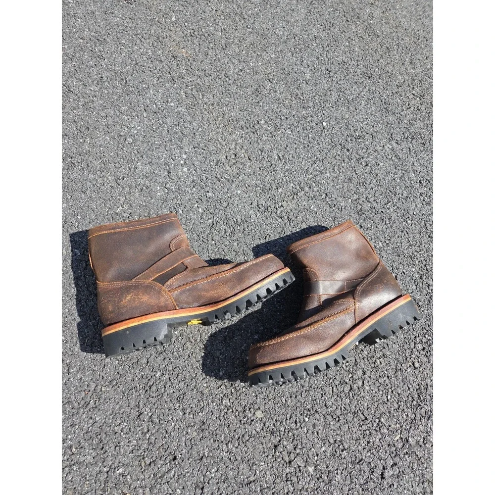 Vintage Chippewa Engineer Boots Mens 8.5EE Leather‎ Buckle